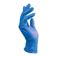 GUANTO NITRILE BLU L PZ100