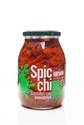 POMODORI SPICCHI ROSSI SEMISECCHI CARBONE ML1062