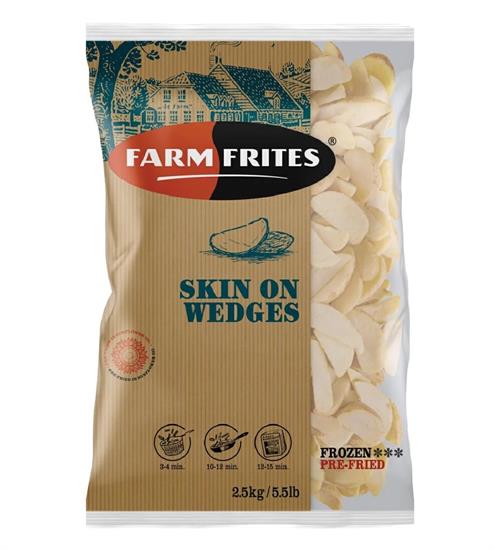 PATATE WEDGES CON BUCCIA FARM FRITES 4x2,5KG